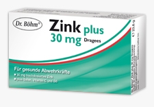 Dr.Böhm Zink plus 30mg Dragees 30St