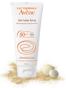 Avene Sonne mineralischer Schutz LF50+ Milch 100ml